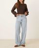 Free People Free People aster straight leg jeans in light wash blue - 1