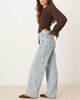 Free People Free People aster straight leg jeans in light wash blue - 2