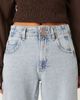 Free People Free People aster straight leg jeans in light wash blue - 4