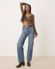 Free People Free People Aster straight leg jeans in mid wash blue - 1
