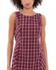Free People Free People Atlas Plaid Mini Dress Cocoa Plum Com - 1