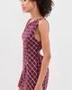 Free People Free People Atlas Plaid Mini Dress Cocoa Plum Com - 4