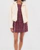 Free People Free People Atlas Plaid Mini Dress Cocoa Plum Com - 5