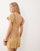 Free People Free People backroads flippy mini dress in dandelion floral-Multi - 3