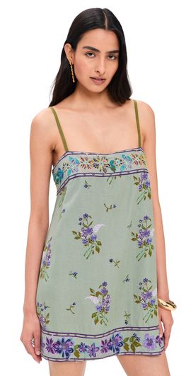 Free People - Ronnie Denim Babydoll Mini Dress