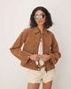 Free People Free People balir faux suede jacket in caramel-Brown - 1