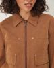 Free People Free People balir faux suede jacket in caramel-Brown - 2