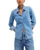 Free People Free People Benny Cotton Slim Denim Shirt - 1