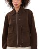 Free People Free People Blair Vegan Suede Sierra Jacket Chocolate Torte - 1
