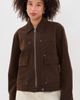 Free People Free People Blair Vegan Suede Sierra Jacket Chocolate Torte - 2