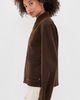 Free People Free People Blair Vegan Suede Sierra Jacket Chocolate Torte - 4