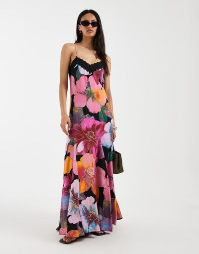 Free People Free People Bloomspell floral maxi dress in desert rose-Multi