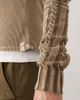 Free People Free People breezy high neck rib knit long sleeve sweater in khaki-green fossil dune - 3