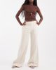 Free People Free People Breezy low rise flared pull-on pants in ivory-White - 1