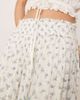 Free People Free People brynn micro floral tiered maxi skirt in ivory-White - 4