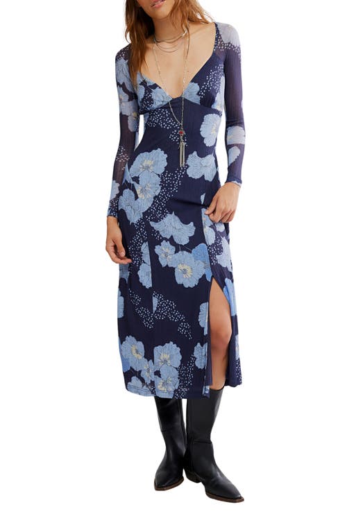 midi slim fit dress Slim Fit Satin Midi Dress L / Dusty Blue