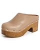 Free People Free People Calli Clogs Tan Leather - 1