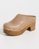 Free People Free People Calli Clogs Tan Leather - 2