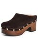 Free People Free People Calli Clogs Weathered Mink Suede - 1