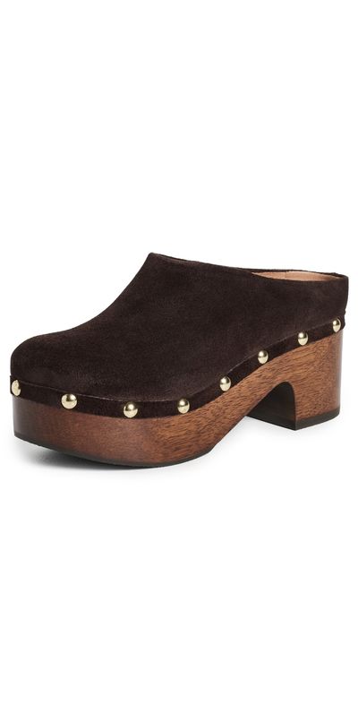 Free People Free People Calli Clogs Weathered Mink Suede