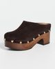 Free People Free People Calli Clogs Weathered Mink Suede - 2