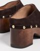 Free People Free People Calli Clogs Weathered Mink Suede - 4