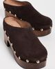 Free People Free People Calli Clogs Weathered Mink Suede - 5