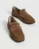Free People Free People Carry On Suede Loafers Tobacco Oiled Suede - 5