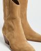 Free People Free People Cat Nap Cowboy Boots Camel Suede - 5