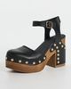 Free People Free People Cecelia Studded Clogs Black Leather - 2