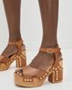 Free People Free People Cecily Clog Platform Sandals Tan 11 - 5