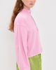 Free People Free People Celeste Quarterzip Sweatshirt Hummingbird Pink - 4