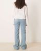 Free People Free People cerine relaxed bootcut jeans in light blue - 3