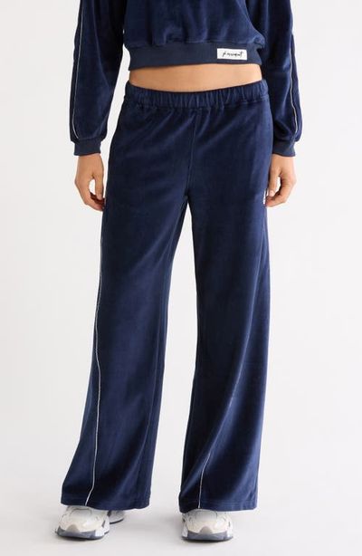 Free People Free People Chalet All Day Velour Straight Leg Pants