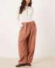 Free People Free People chambers laid back pull on pants in canyon sunset-Brown - 1