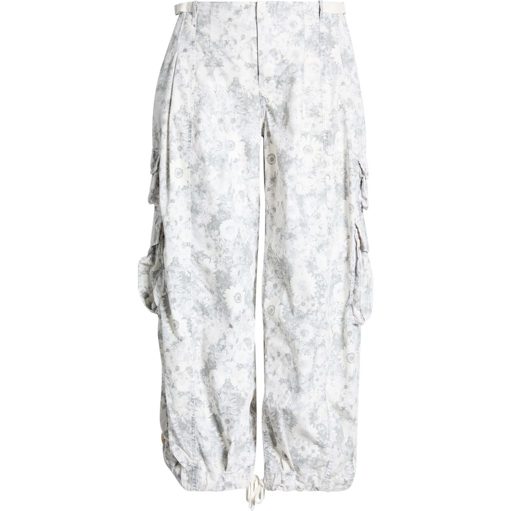 Free People Free People Charmer Floral Cotton Blend Utility Pants