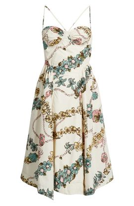 white christmas dresses Malena Long Sleeve Boho Maxi Dress main image 0