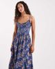 Free People Free People ciella printed midi dress in blue floral combo-Multi - 3