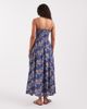 Free People Free People ciella printed midi dress in blue floral combo-Multi - 4