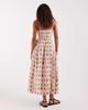 Free People Free People ciella printed midi dress in dusty pink combo - 4