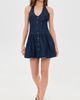 Free People Free People Clean Break Denim Mini Dress Night Wash - 5