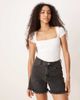 Free People Free People clean lines baby t-shirt in white - 1