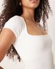 Free People Free People clean lines baby t-shirt in white - 3