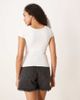 Free People Free People clean lines baby t-shirt in white - 4
