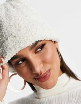 Free People Free People Cloud ribbed beanie-White