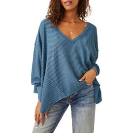 Free People Free People Coraline Balloon Sleeve Thermal Top