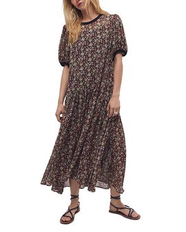 Free People Free People Courtside Crush Floral Print Maxi Dress
