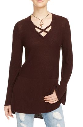 Free People Free People Crisscross Sweater