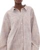 Free People Free People Cross My Heart Button Down Shirt Ivory Combo - 1