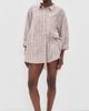 Free People Free People Cross My Heart Button Down Shirt Ivory Combo - 5